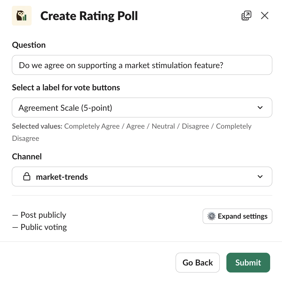 Rating Polls